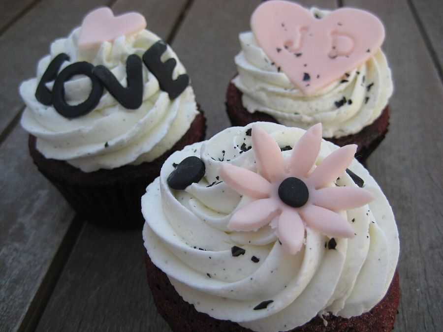 Cupcakes decorados (caja de 6)